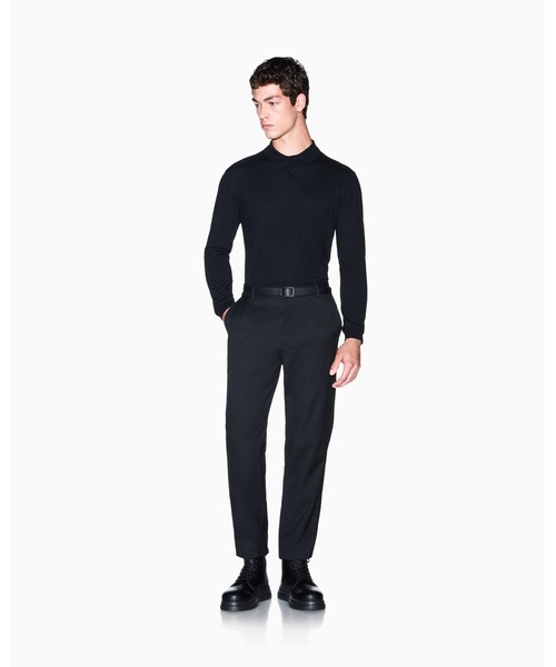 ARMANI EXCHANGE(アルマーニエクスチェンジ)の「【A|X アルマーニ エクスチェンジ】ストレッチ ポリビスコース スリムフィット パンツ(スラックス・メンズ・ブラック・33inch/32inch/31inch/30inch/29inch/28inch/34inch)」の5枚目の写真