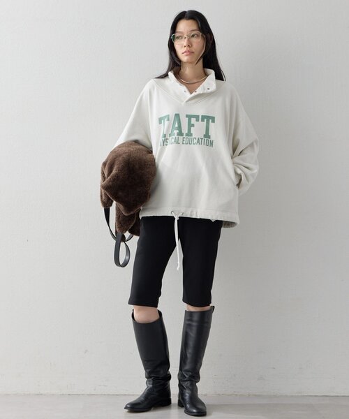 GALLARDAGALANTE(ガリャルダガランテ)の「【REMI RELIEF】【SP加工】スポーツスウェットクルー/別注(スウェット・レディース・ブラック・SMALL)」の5枚目の写真