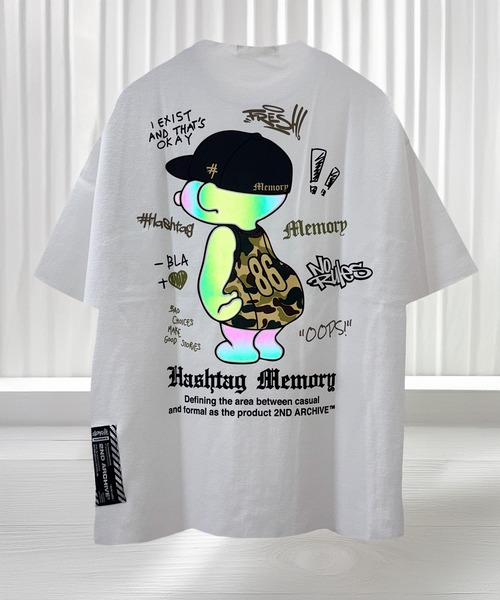 #MEMORY(メモリー)の「【MEMORY × 2ND ARCHIVE】別注 アソート オーバーサイズTシャツ(Tシャツ/カットソー・メンズ・F/E/D/C/B/A/L/K/J/I/H/G・FREE)」の4枚目の写真