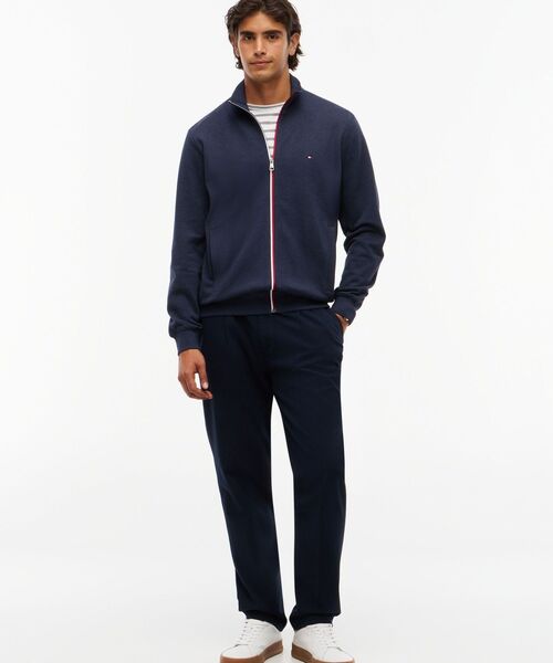 TOMMY HILFIGER（トミーヒルフィガー）の「ティッピングトラックジャケット（ブルゾン・メンズ・グレー/ネイビー系4・X-LARGE/MEDIUM/LARGE/SMALL）」の3枚目の写真