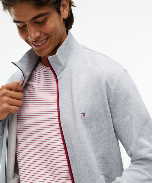 TOMMY HILFIGER（トミーヒルフィガー）の「ティッピングトラックジャケット（ブルゾン・メンズ・グレー/ネイビー系4・X-LARGE/MEDIUM/LARGE/SMALL）」の13枚目の写真