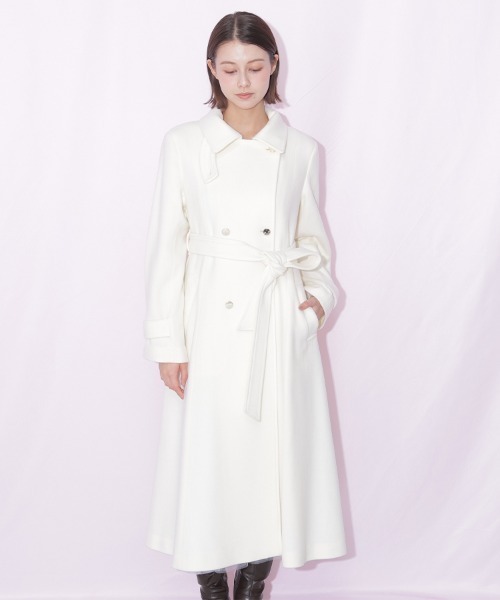 JILL by JILL STUART(ジルバイジルスチュアート)の「スタンドカラーウールレディコート(その他アウター・レディース・ブルー/ホワイト/グレー/ピンク・SMALL/MEDIUM)」の18枚目の写真