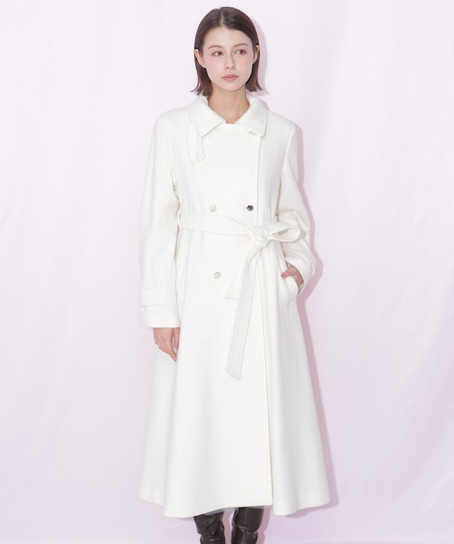 JILL by JILL STUART(ジルバイジルスチュアート)の「スタンドカラーウールレディコート(その他アウター・レディース・ブルー/ホワイト/グレー/ピンク・SMALL/MEDIUM)」の17枚目の写真