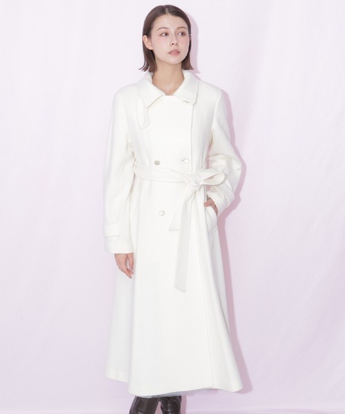 JILL by JILL STUART(ジルバイジルスチュアート)の「スタンドカラーウールレディコート(その他アウター・レディース・ブルー/ホワイト/グレー/ピンク・SMALL/MEDIUM)」の20枚目の写真
