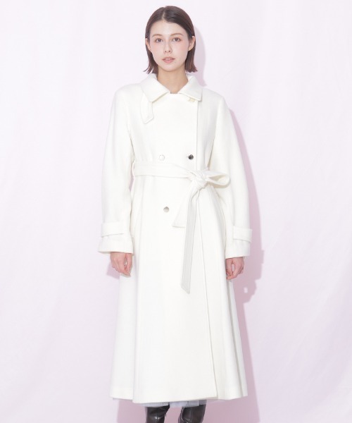 JILL by JILL STUART(ジルバイジルスチュアート)の「スタンドカラーウールレディコート(その他アウター・レディース・ブルー/ホワイト/グレー/ピンク・SMALL/MEDIUM)」の19枚目の写真