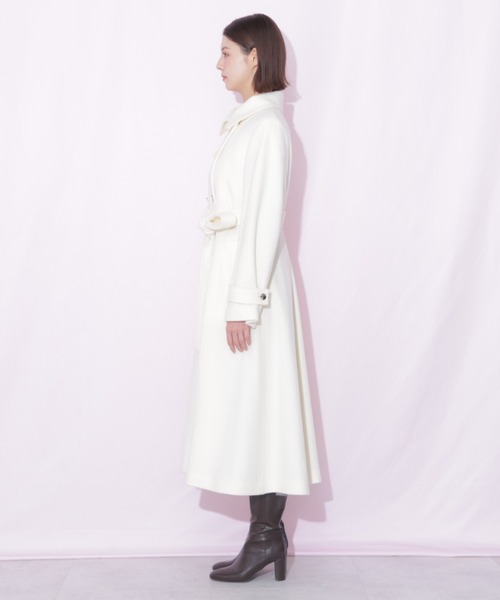 JILL by JILL STUART(ジルバイジルスチュアート)の「スタンドカラーウールレディコート(その他アウター・レディース・ブルー/ホワイト/グレー/ピンク・SMALL/MEDIUM)」の21枚目の写真