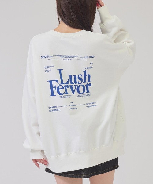 ANAP(アナップ)の「LushロゴBIGプルオーバー(その他トップス・レディース・ブラック/ピンク/グレー/オフホワイト・F)」の1枚目の写真