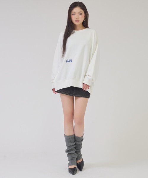 ANAP(アナップ)の「LushロゴBIGプルオーバー(その他トップス・レディース・ブラック/ピンク/グレー/オフホワイト・F)」の8枚目の写真