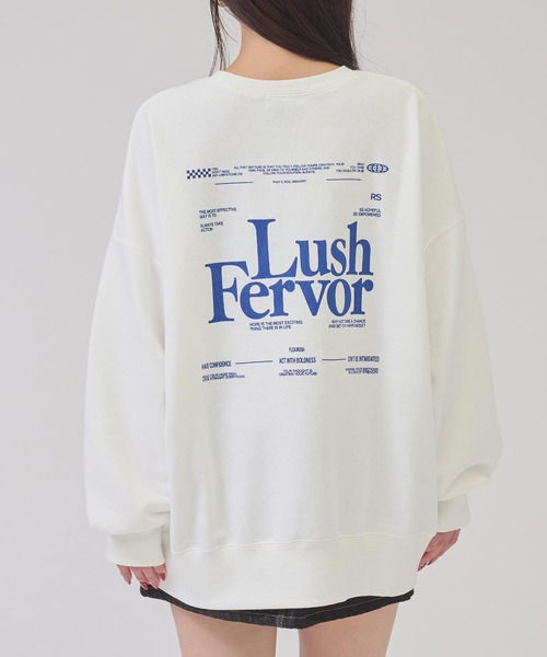 ANAP(アナップ)の「LushロゴBIGプルオーバー(その他トップス・レディース・ブラック/ピンク/グレー/オフホワイト・F)」の7枚目の写真
