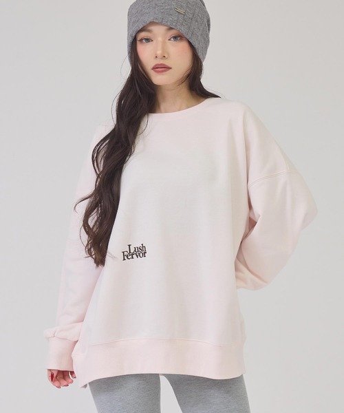 ANAP(アナップ)の「LushロゴBIGプルオーバー(その他トップス・レディース・ブラック/ピンク/グレー/オフホワイト・F)」の14枚目の写真