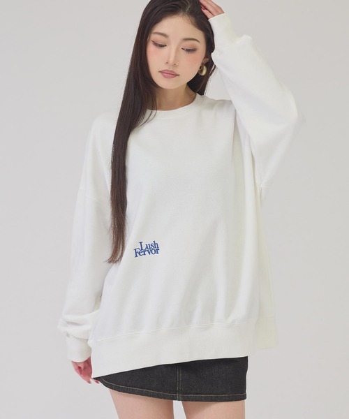 ANAP(アナップ)の「LushロゴBIGプルオーバー(その他トップス・レディース・ブラック/ピンク/グレー/オフホワイト・F)」の22枚目の写真