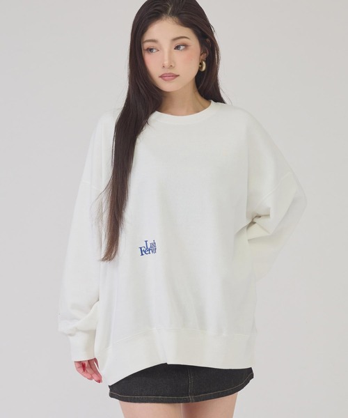 ANAP(アナップ)の「LushロゴBIGプルオーバー(その他トップス・レディース・ブラック/ピンク/グレー/オフホワイト・F)」の5枚目の写真