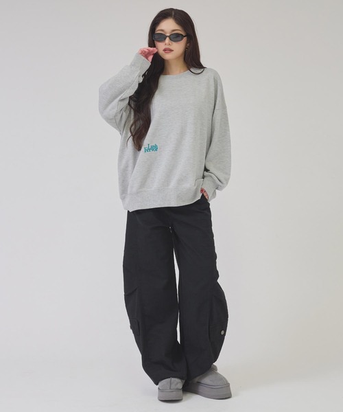 ANAP(アナップ)の「LushロゴBIGプルオーバー(その他トップス・レディース・ブラック/ピンク/グレー/オフホワイト・F)」の12枚目の写真
