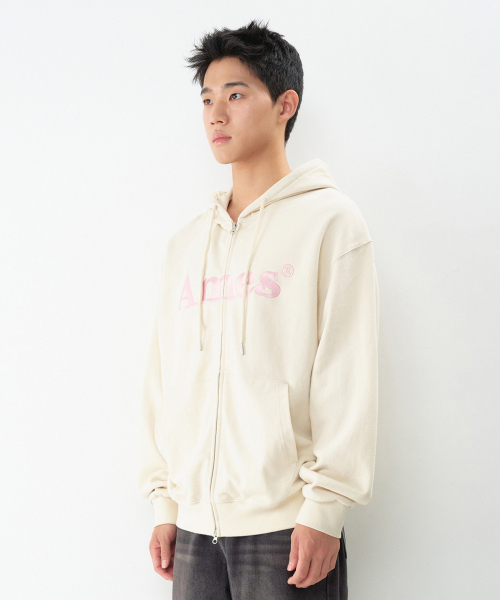 AMESWORLDWIDE（アメスワールドワイド）の「BASIC LOGO HOODIE ZIP UP VINTAGE CREAM（パーカー・レディース・その他・SMALL/MEDIUM/LARGE）」の11枚目の写真