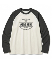 アーチレタリング オーバーサイズ ラグラン 長袖Tシャツ クリーム