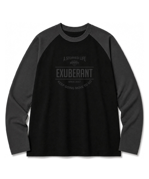 BEMIGHTY（ビーマイティー）の「アーチレタリング オーバーサイズ ラグラン 長袖Tシャツ クリーム（Tシャツ/カットソー・メンズ・その他・LARGE/X-LARGE/XX-LARGE）」の2枚目の写真