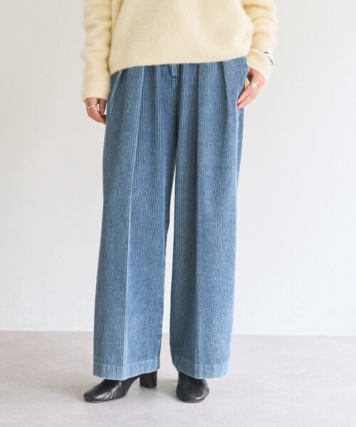 BEARDSLEY(ビアズリー)の「コーデュロイデニム(その他パンツ・レディース・インディゴブルー・0/1)」の5枚目の写真