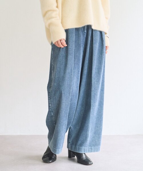 BEARDSLEY(ビアズリー)の「コーデュロイデニム(その他パンツ・レディース・インディゴブルー・0/1)」の8枚目の写真