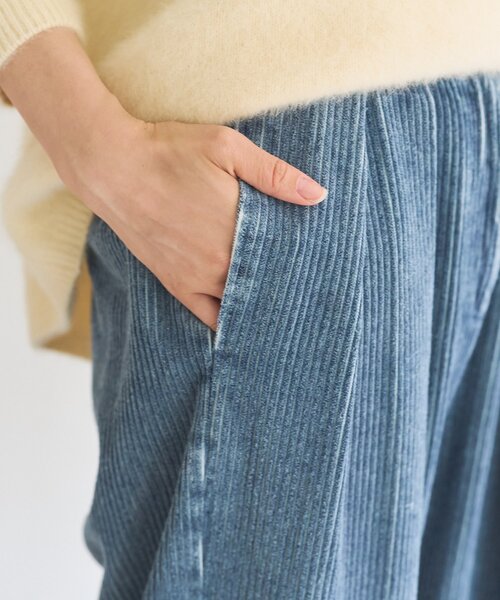 BEARDSLEY(ビアズリー)の「コーデュロイデニム(その他パンツ・レディース・インディゴブルー・0/1)」の10枚目の写真