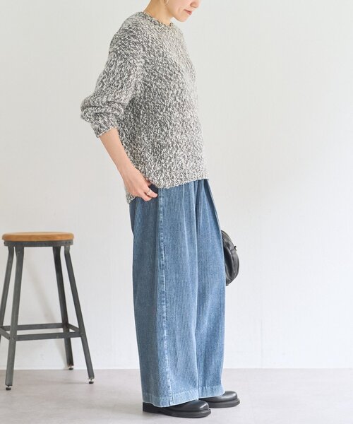 BEARDSLEY(ビアズリー)の「コーデュロイデニム(その他パンツ・レディース・インディゴブルー・0/1)」の14枚目の写真