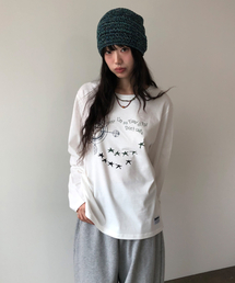 オーバーサイズ DONT CARE 長袖Tシャツ