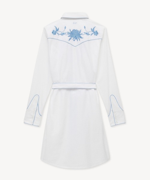 KENZO（ケンゾー）の「KENZO WILDFLOWER COWBOY SHIRT DRESS（ワンピース・レディース・ホワイト系その他・36/34）」の5枚目の写真