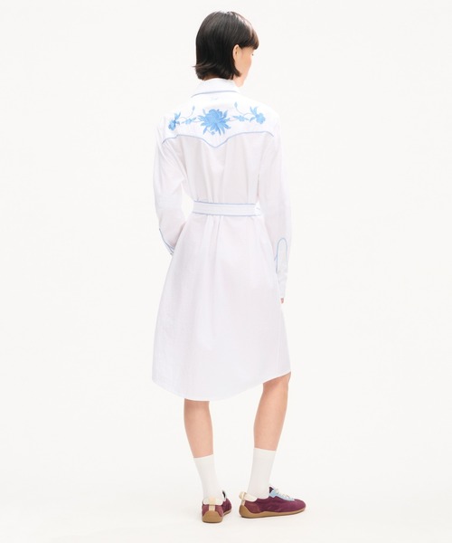 KENZO（ケンゾー）の「KENZO WILDFLOWER COWBOY SHIRT DRESS（ワンピース・レディース・ホワイト系その他・36/34）」の4枚目の写真