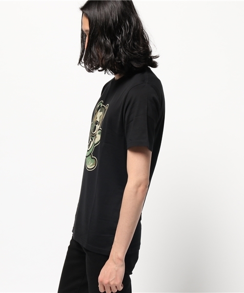 HYSTERIC GLAMOUR（ヒステリックグラマー）の「CAMO BEAR pt T-SH（Tシャツ/カットソー・メンズ・ホワイト/ネイビー/ブラック・SMALL/MEDIUM/LARGE/X-LARGE）」の7枚目の写真