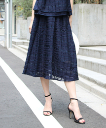 LIMITLESS LUXURY | シアーチェックスカート◆(スカート)