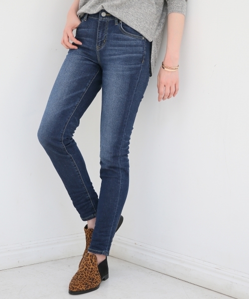 GLOBAL WORK（グローバルワーク）の「CONE DENIMスキニー/720053（デニムパンツ・レディース・ブラック/ネイビー/グレー/ブルー・SMALL/LARGE/MEDIUM/X-LARGE）」の4枚目の写真