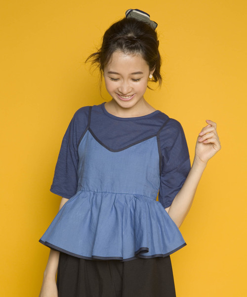 PLAIN CLOTHING（プレーンクロージング）の「バックリボンキャミソール【PLAIN CLOTHING】（キャミソール・レディース・グリーン/イエロー/ブルー・FREE）」の3枚目の写真