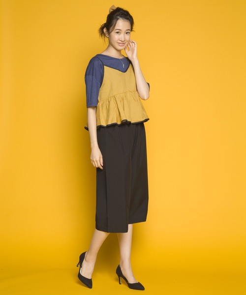 PLAIN CLOTHING（プレーンクロージング）の「バックリボンキャミソール【PLAIN CLOTHING】（キャミソール・レディース・グリーン/イエロー/ブルー・FREE）」の22枚目の写真