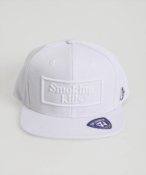 FR2（エフアールツー）の「”Smoking kills” モノクロキャップ（キャップ・レディース・ブラック/ホワイト・FREE）」の4枚目の写真