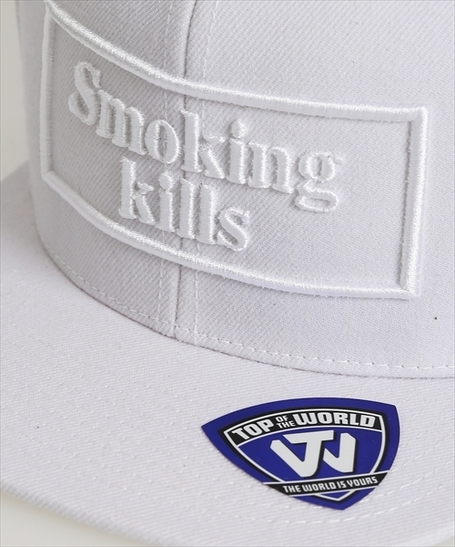 FR2（エフアールツー）の「”Smoking kills” モノクロキャップ（キャップ・レディース・ブラック/ホワイト・FREE）」の6枚目の写真