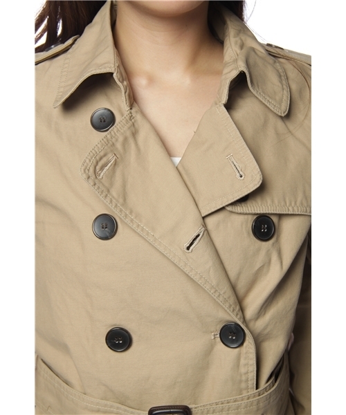 Chico（チコ）の「ﾄﾚﾝﾁｺｰﾄ（トレンチコート・レディース・ベージュ/ブラウン系その他/ネイビー・FREE）」の9枚目の写真