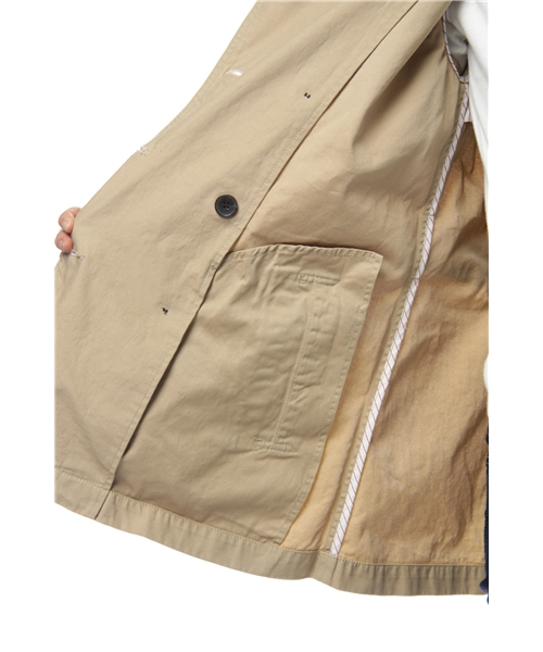 Chico（チコ）の「ﾄﾚﾝﾁｺｰﾄ（トレンチコート・レディース・ベージュ/ブラウン系その他/ネイビー・FREE）」の8枚目の写真