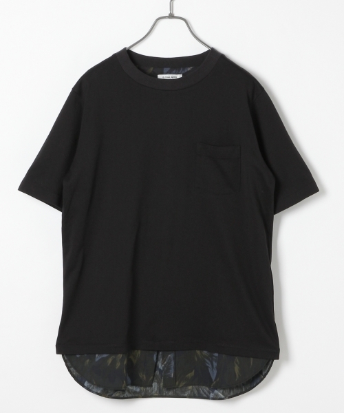 GLOBAL WORK(グローバルワーク)の「【吸水速乾】MVSシャツレイヤー半袖/740903(Tシャツ/カットソー・メンズ・ブラック/グレー/ネイビー/ホワイト/オフホワイト/イエロー/その他・MEDIUM/SMALL/LARGE/X-LARGE)」の4枚目の写真