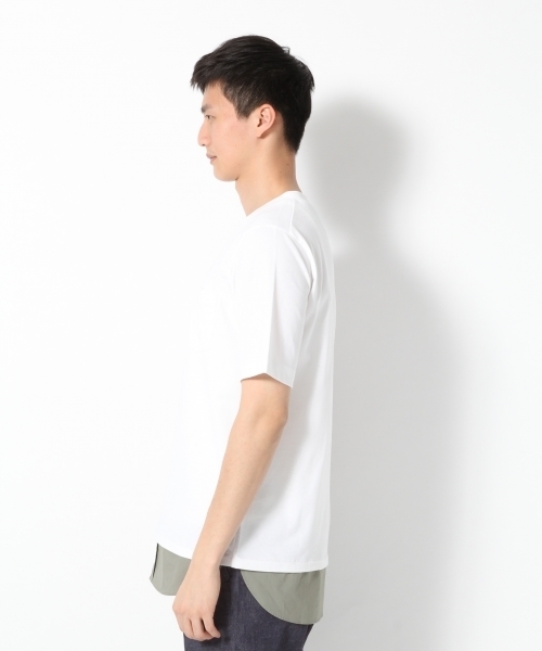 GLOBAL WORK(グローバルワーク)の「【吸水速乾】MVSシャツレイヤー半袖/740903(Tシャツ/カットソー・メンズ・ブラック/グレー/ネイビー/ホワイト/オフホワイト/イエロー/その他・MEDIUM/SMALL/LARGE/X-LARGE)」の11枚目の写真