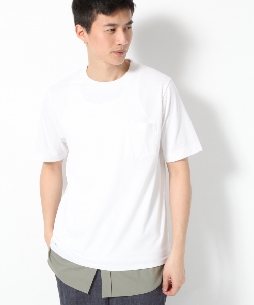 GLOBAL WORK(グローバルワーク)の「【吸水速乾】MVSシャツレイヤー半袖/740903(Tシャツ/カットソー・メンズ・ブラック/グレー/ネイビー/ホワイト/オフホワイト/イエロー/その他・MEDIUM/SMALL/LARGE/X-LARGE)」の22枚目の写真