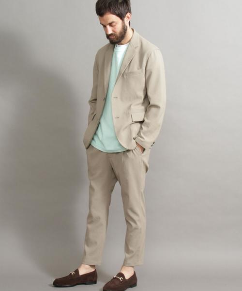 BEAUTY&YOUTH UNITED ARROWS（ビューティーアンドユースユナイテッドアローズ）の「BY ”TORAY” DRAPE ジャケット ◆（テーラードジャケット・メンズ・ベージュ/オリーブ/ネイビー・LARGE/SMALL/X-LARGE/MEDIUM）」の12枚目の写真