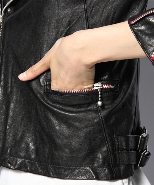 HYSTERIC GLAMOUR（ヒステリックグラマー）の「ラムレザー七分袖