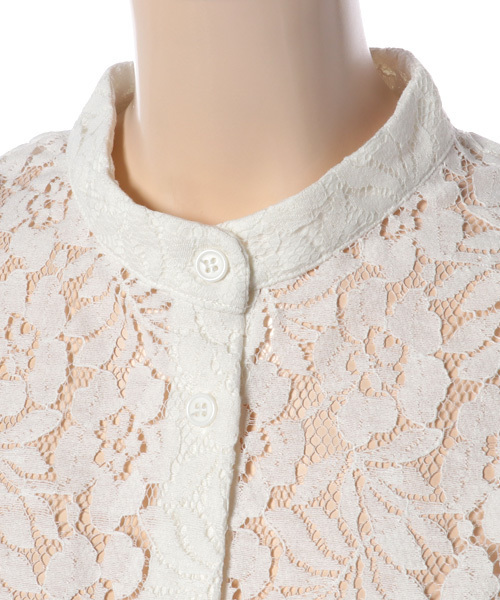 MOUSSY（マウジー）の「M BELTED LACE N/S TOPS（タンクトップ・レディース・ブラック/キャメル/ターコイズブルー/オフホワイト・FREE）」の6枚目の写真