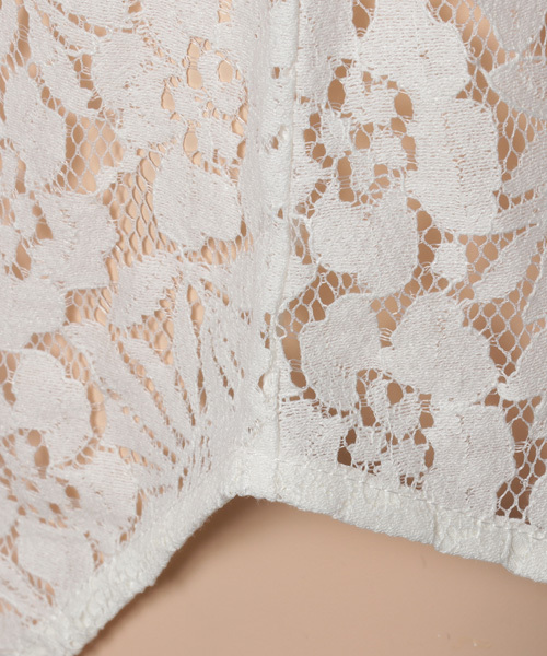 MOUSSY（マウジー）の「M BELTED LACE N/S TOPS（タンクトップ・レディース・ブラック/キャメル/ターコイズブルー/オフホワイト・FREE）」の11枚目の写真