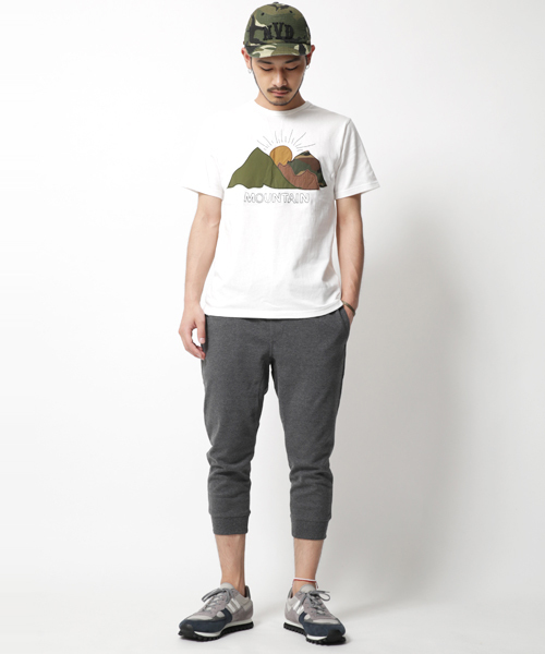 Rocky Monroe（ロッキーモンロー）の「ポンチクロップドジョガーパンツ（スウェットパンツ・メンズ・ブラック/カーキ/グレー/ホワイト/ネイビー/チャコール/グレー系その他/ベージュ/ブラック系その他/ブルー系その他/ホワイト系その他/グレー系その他2/ベージュ系その他/ブラック系その他2/グレー系その他3/グレー系その他4/ブルー系その他2/ホワイト系その他2・L/M/LL）」の22枚目の写真