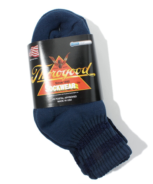 BEAMS BOY（ビームスボーイ）の「THOROGOOD / 3P ラインソックス（ソックス/靴下・レディース・ホワイト/ネイビー・ONE SIZE）」の2枚目の写真