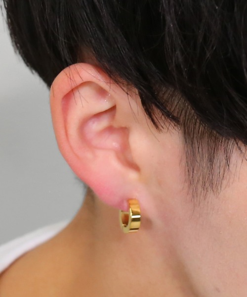 小さなフープイヤリング ピアスに見えるイヤリング！痛くない！極小 ミニフープ