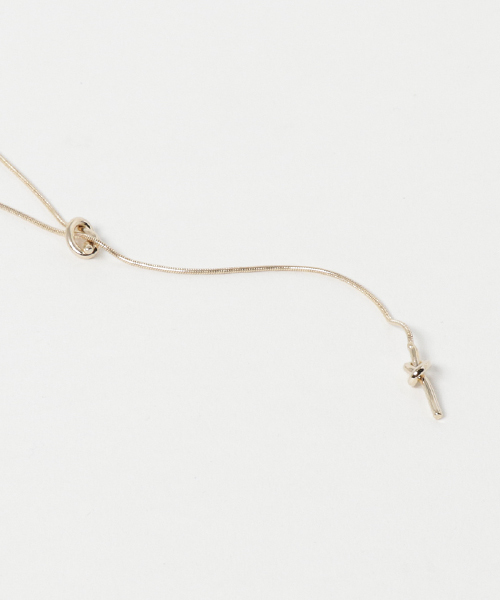 RIVE DROITE（リヴドロワ）の「ひねりキャストネックレス（ネックレス・レディース・シルバー/ゴールド・FREE）」の4枚目の写真