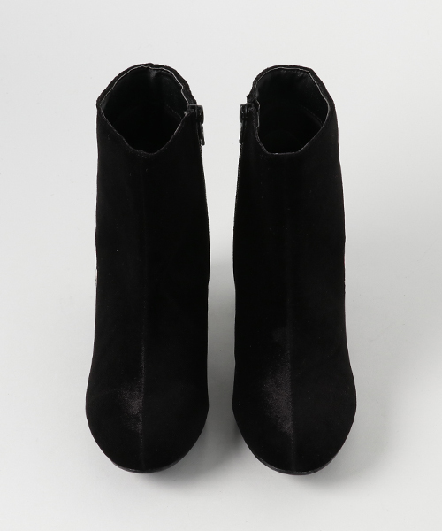 WEGO（ウィゴー）の「WEGO/刺繍ベロアブーツ（ブーツ・レディース・ブラック/ブラウン・LARGE/MEDIUM）」の4枚目の写真