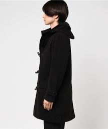 DETAILS(ディテイルズ)　メルトンダッフルコート　PT-153-15-026　黒　サイズL DETAILS(ディテイルズ) メルトンダッフルコート PT-153-15-026 黒 サイズL