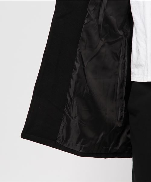 DETAILS(ディテイルズ) メルトンダッフルコート PT-153-15-026 黒 サイズL